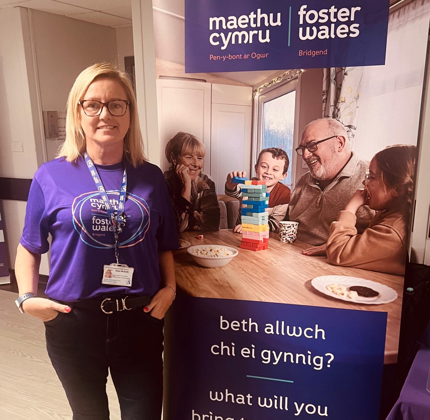 Foster wales Bridgend recruitment pop up